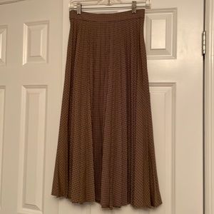 Zara pleated skirt.
